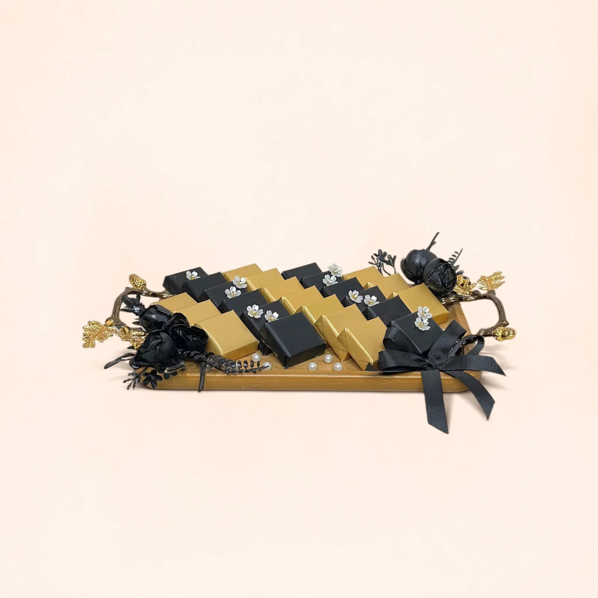 Black & Gold Tray