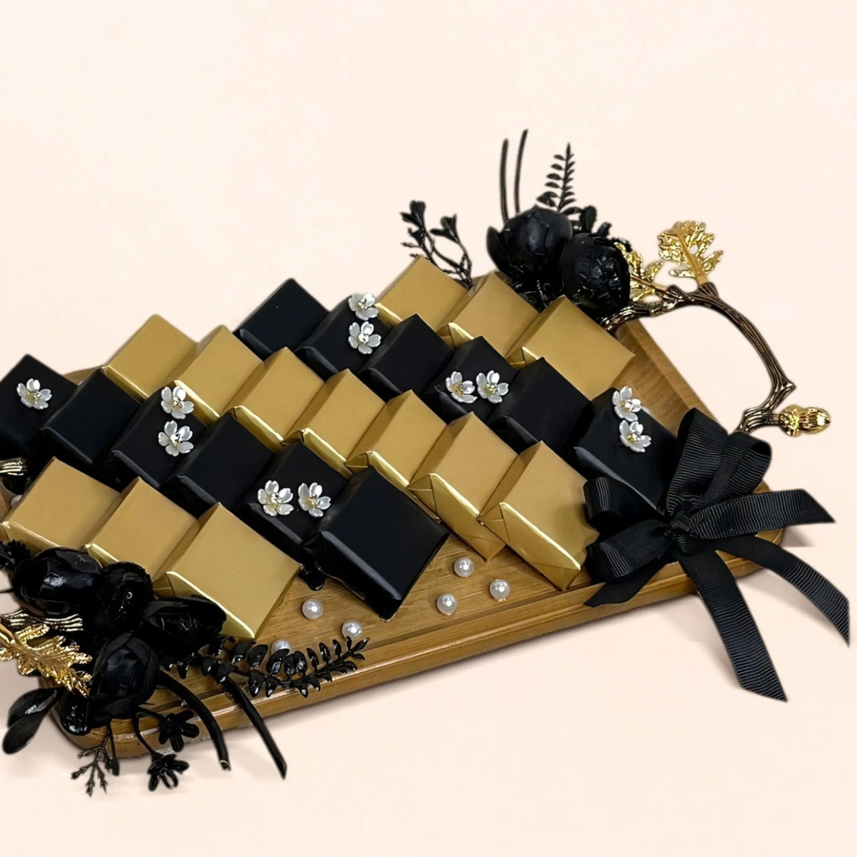 Black & Gold Tray