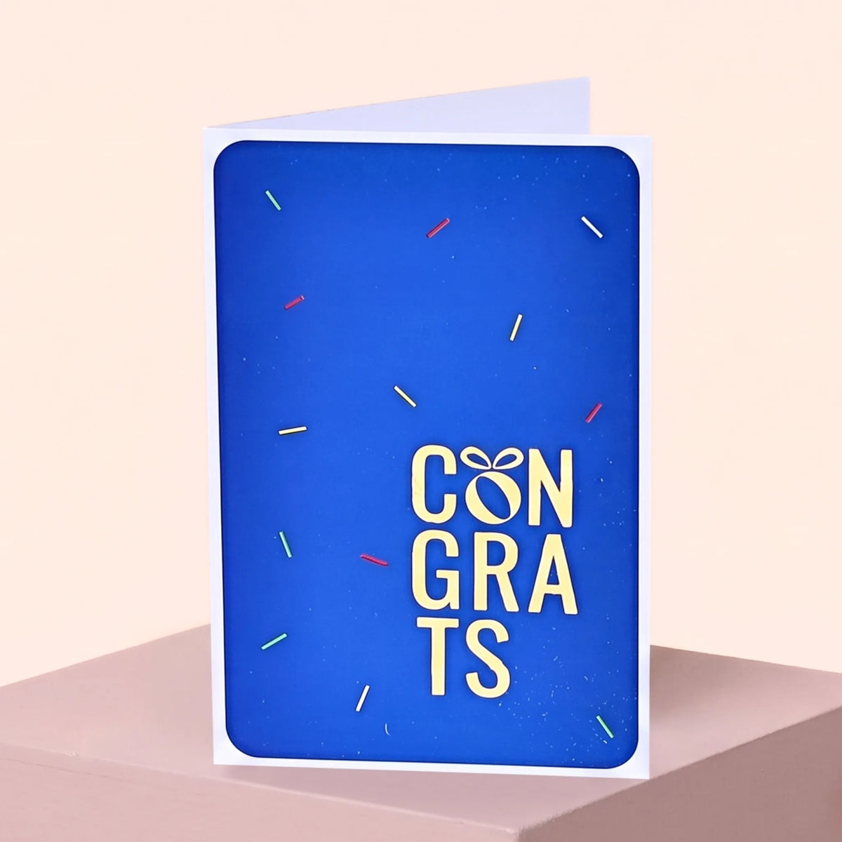 Congrats Royal Blue Card