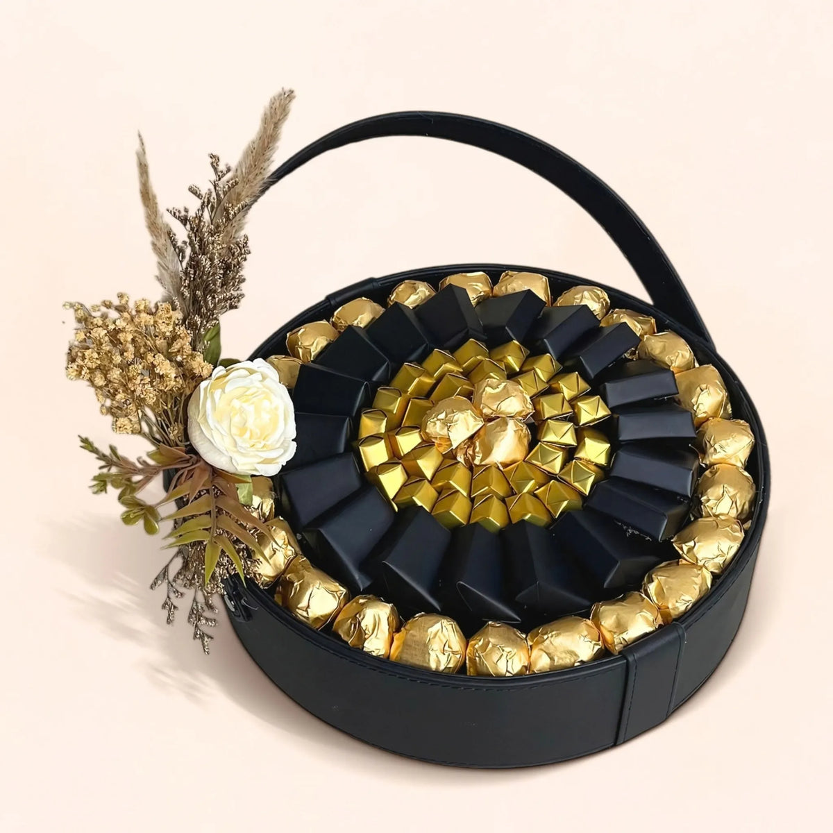 Gold & Black Basket