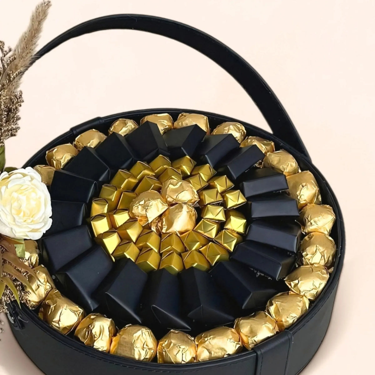 Gold & Black Basket