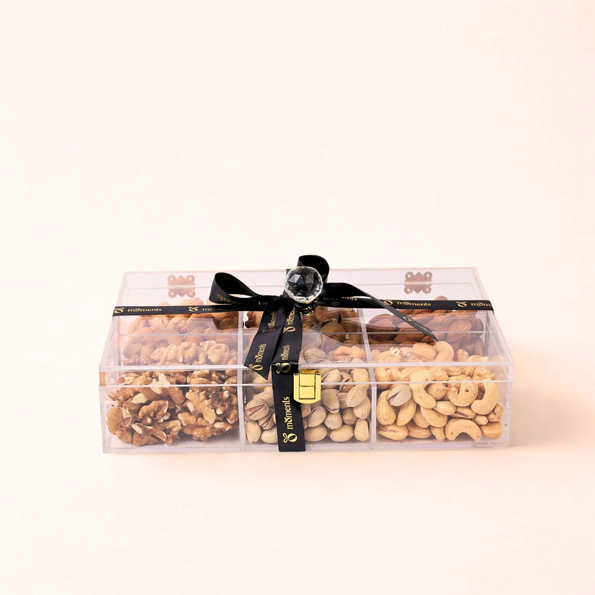 6 Portion Acrylic Nuts Box