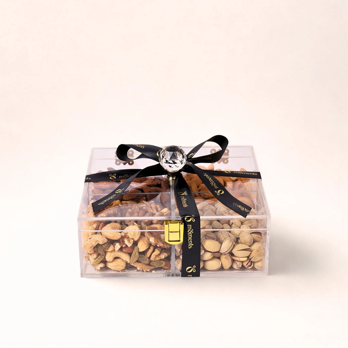 4 Portion Acrylic Nuts Box